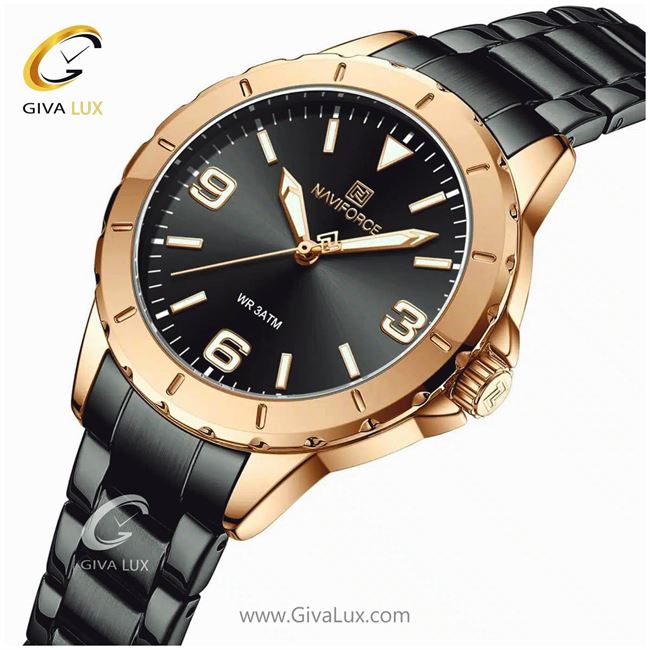 ساعت مچی زنانه بند فلزی تک موتوره ناوی فورس مدل NF5022 566_5022 (9).jpg